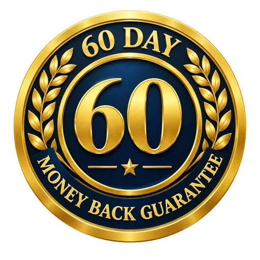60 Day Money Back Guarantee Seal